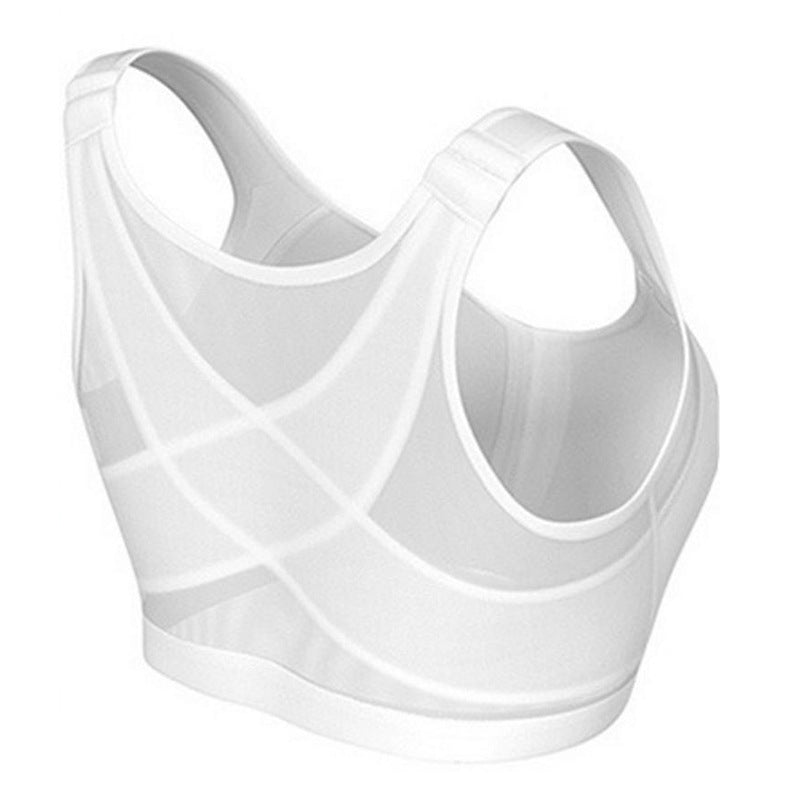 Cross-Border  Large Size Sports Bra Push-Up No Steel Ring No Pad Sports Vest Intimates Corrector Bra