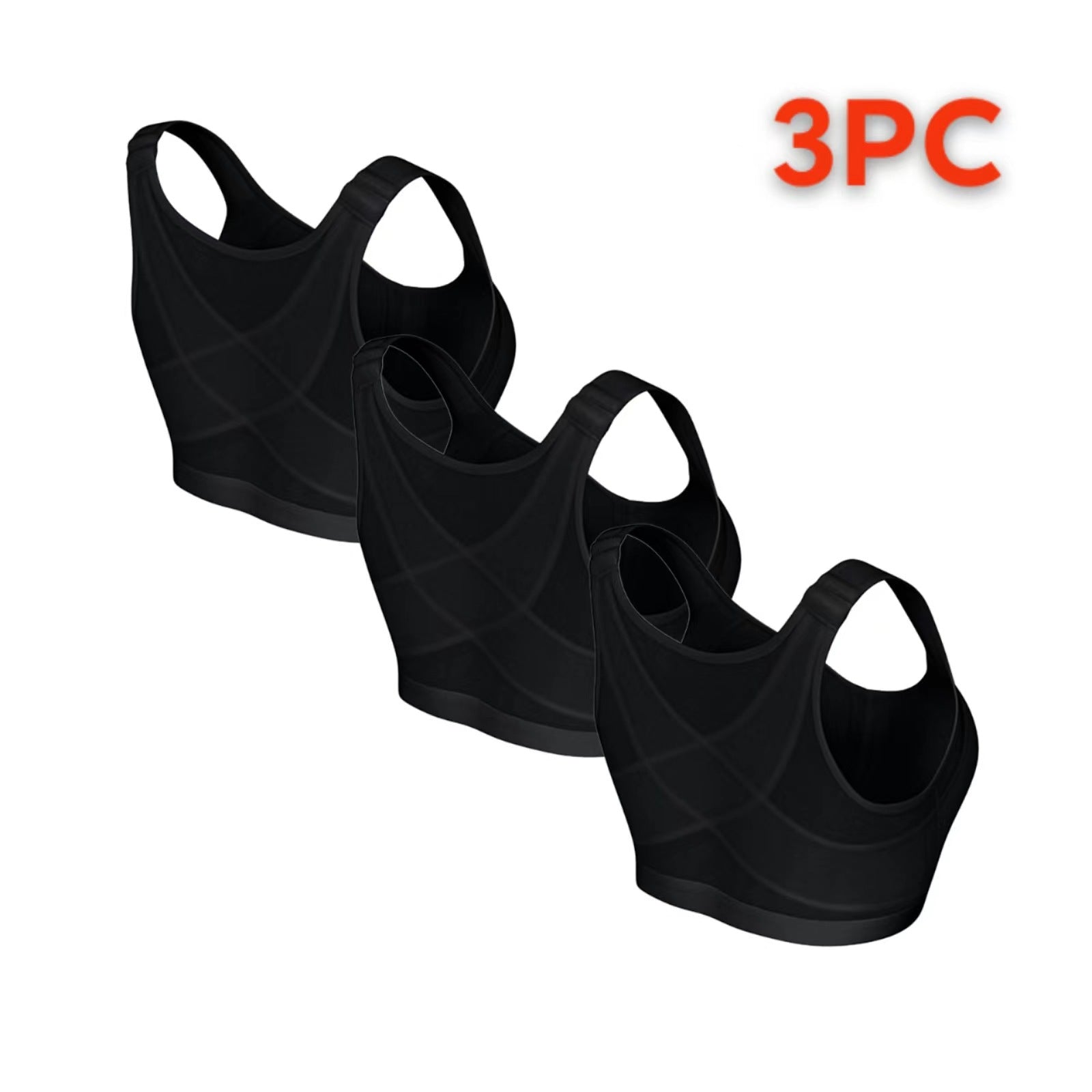 Cross-Border  Large Size Sports Bra Push-Up No Steel Ring No Pad Sports Vest Intimates Corrector Bra